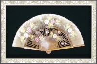 扇の額装