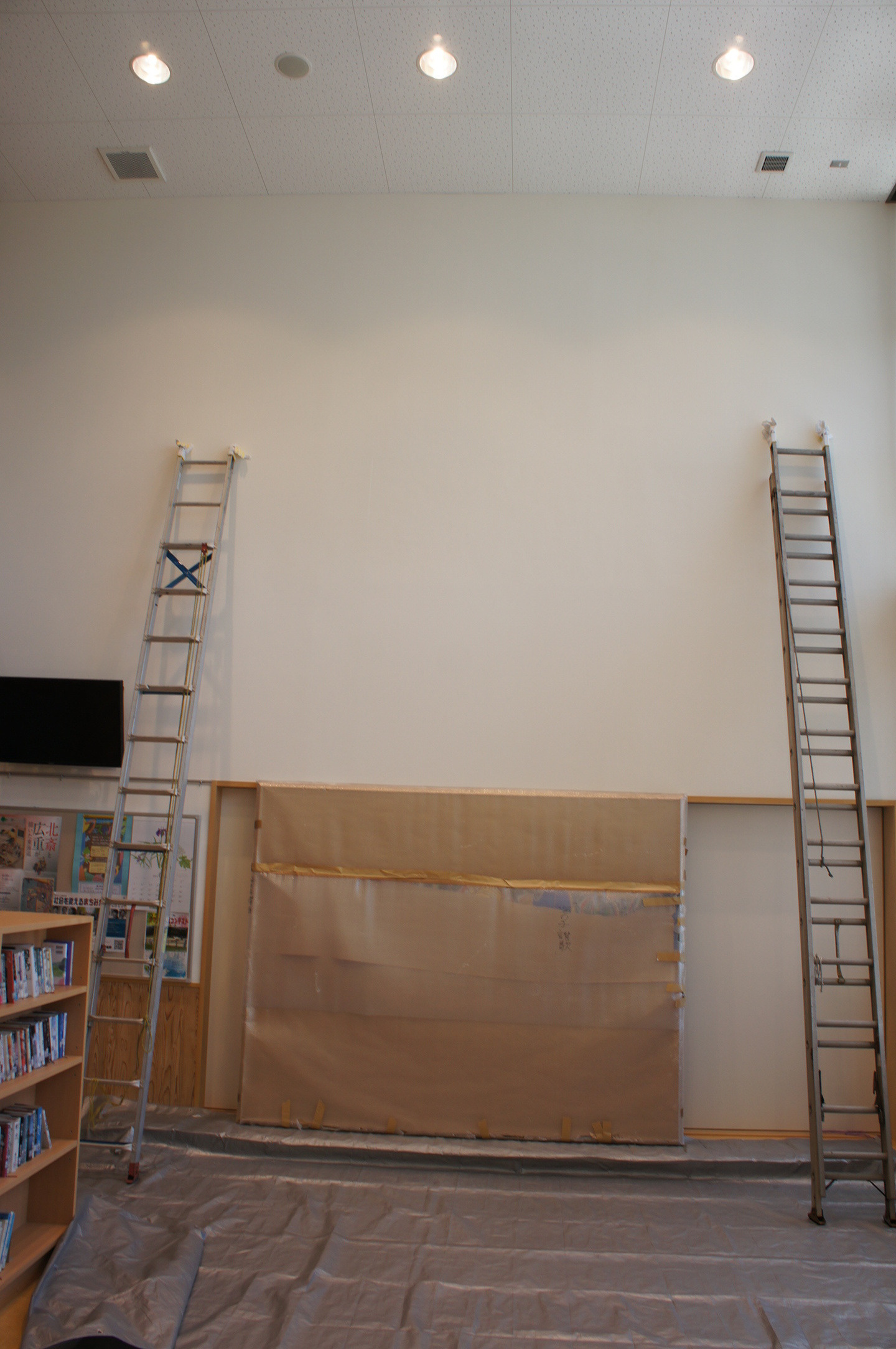 高所取付大型額縁