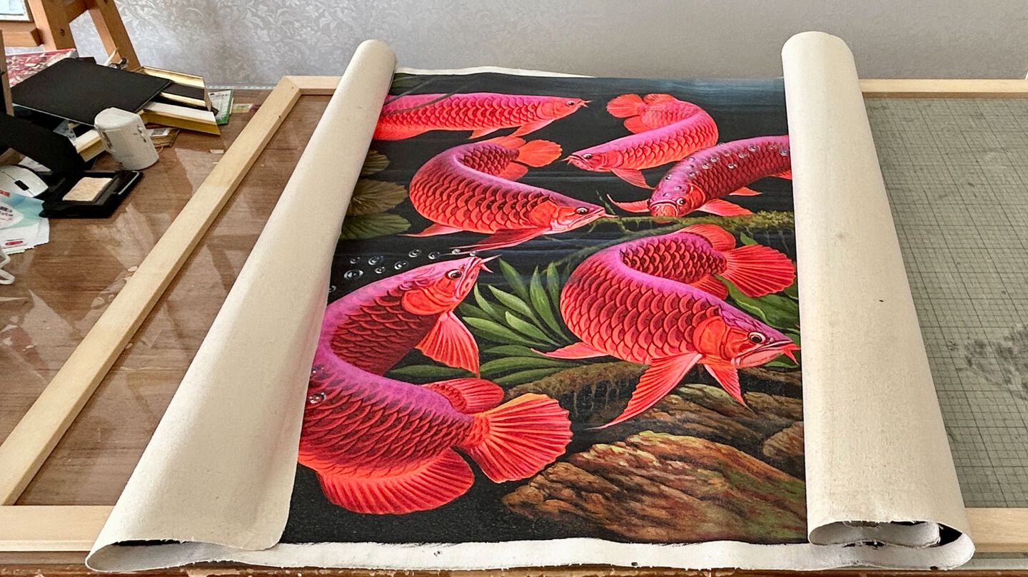 木枠とキャンバス